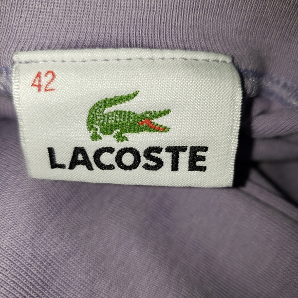 Lacoste Woman's Lilac Turtleneck - Picture 3 of 4